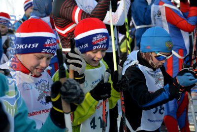 Фото любителей лыжного спорта - Лыжня России 2018, Ярославль