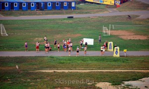 Фото стартовой поляны на кроссе в Демино