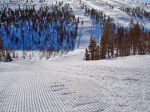 Лыжная трасса Саариселька, Финляндия