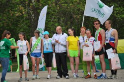 Фото награждения забега Зелёного марафона 2013 в г. Ярославле