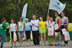 Фото награждения забега Зелёного марафона 2013 в г. Ярославле