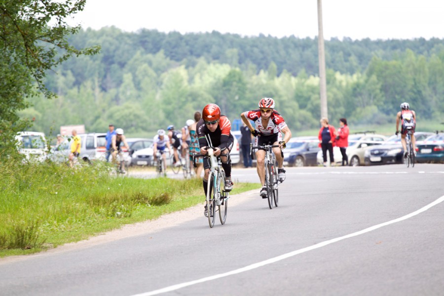 Алексей Соболев - Вело этап на триатлоне HALF IRONMEN 70.3 в Белоруссии 2013