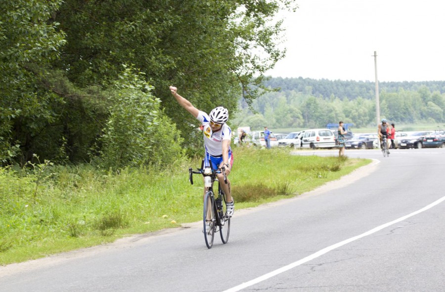 Вячеслав Суслов - Вело этап на триатлоне HALF IRONMEN 70.3 в Белоруссии 2013