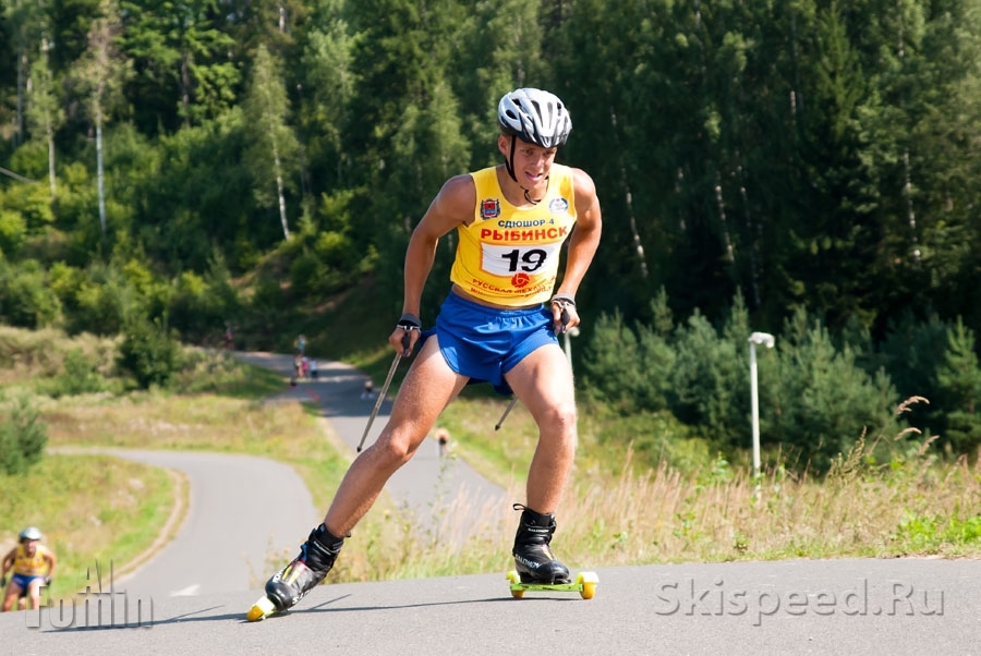Пушкарев М. Чемпионат Ярославской обл. по лыжероллерам 2013