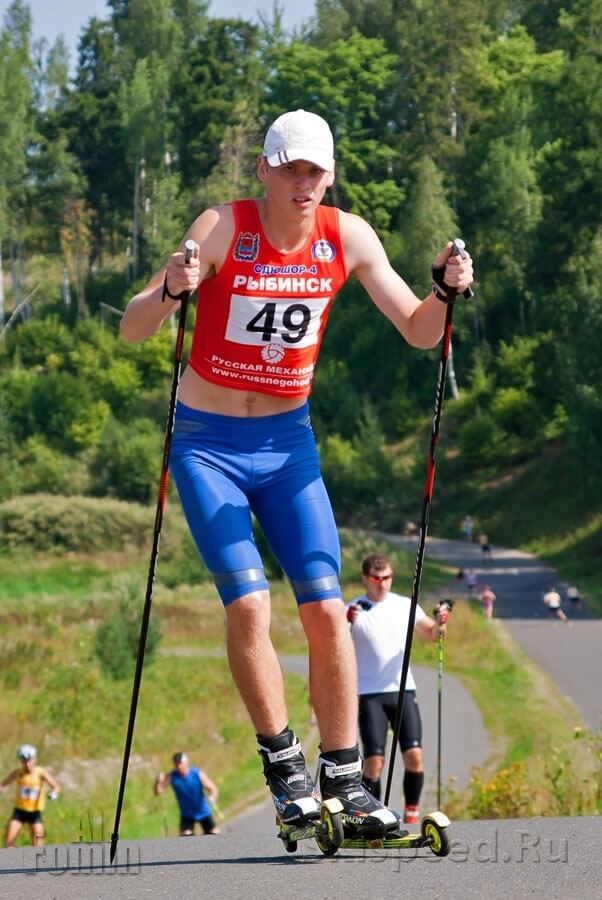 А. Мамьянов участник Чемпионата Ярославской обл. по лыжероллерам 2013