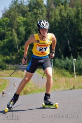 На дистанции Чемпионата Ярославской обл. по лыжероллерам 2013
