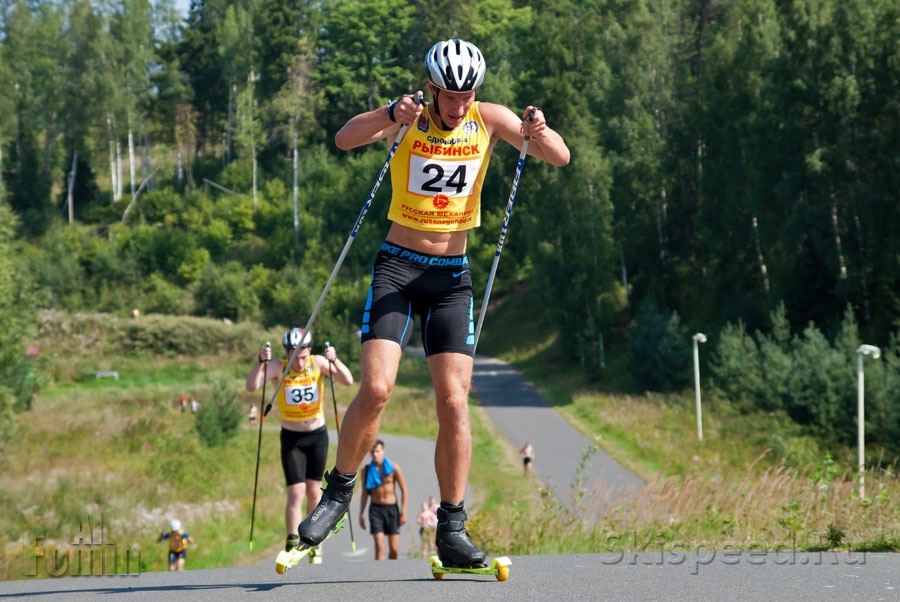 А. Соколов на Чемпионате Ярославской обл. по лыжероллерам 2013