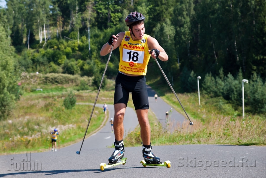 А. Чулков на Чемпионате Ярославской обл. по лыжероллерам 2013