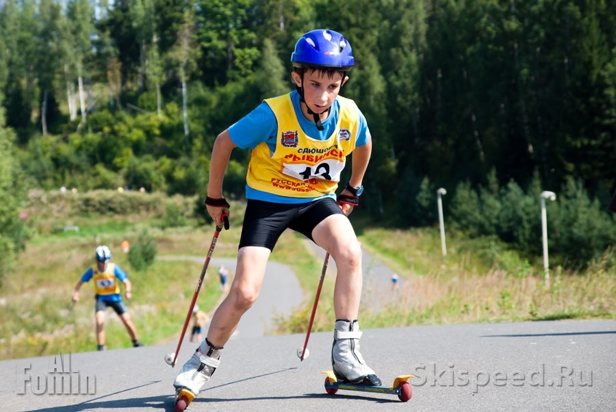 Д. Кукин на Чемпионате Ярославской обл. по лыжероллерам 2013