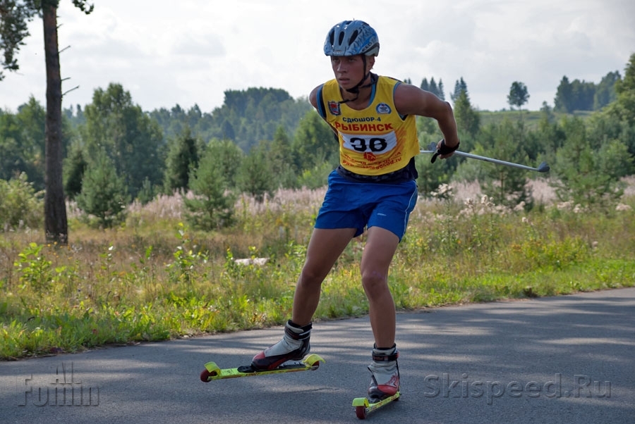 В. Афанасьев на Чемпионате Ярославской обл. по лыжероллерам 2013