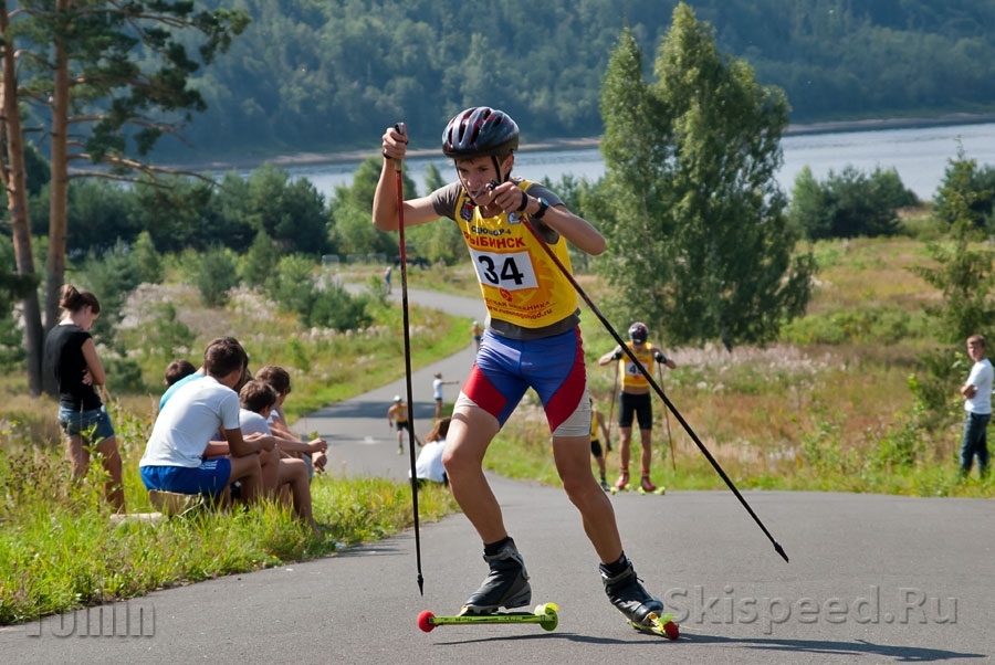 Д. Малышев на Чемпионате Ярославской обл. по лыжероллерам 2013