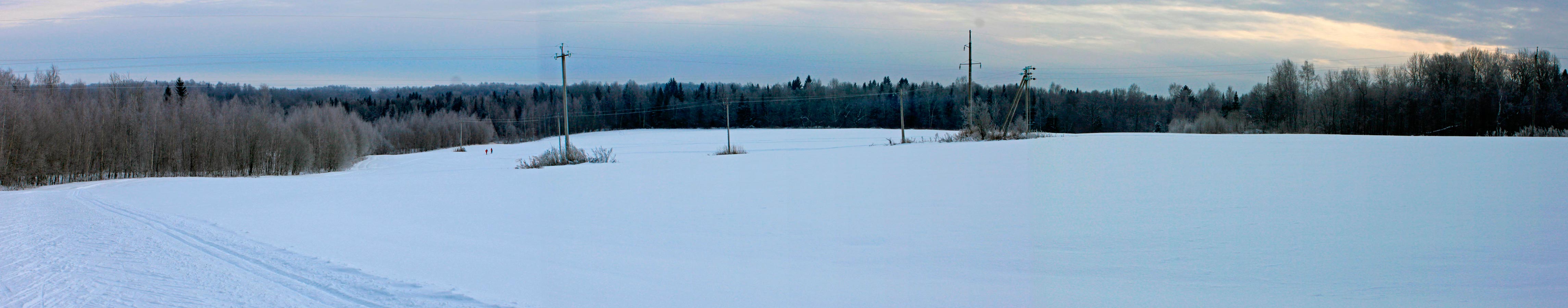 Фото лыжной трассы в с. Дмитриановское, Ростовского района