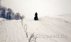 Подготовка лыжной трассы в Норском. Фото