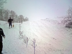 Подготовка лыжной трассы в Норском. Фото