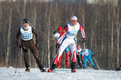 Фото Зимний гром 2014. Участники на дистанции.