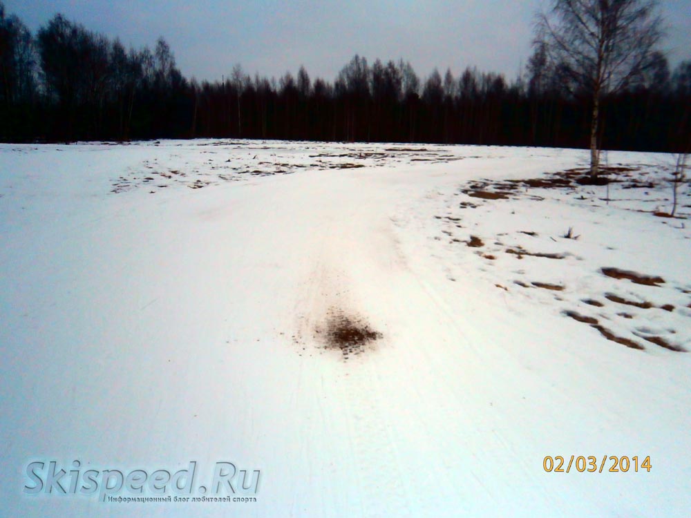 Фотография лыжной трассы в Дёмино, Рыбинск