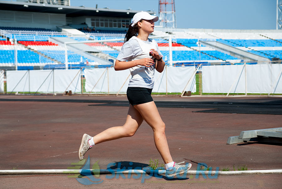 Спортсменка Ярославля - Контрольная тренировка лыжников на Шиннике