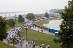 Стрелка на Волжской набережной г. Ярославля