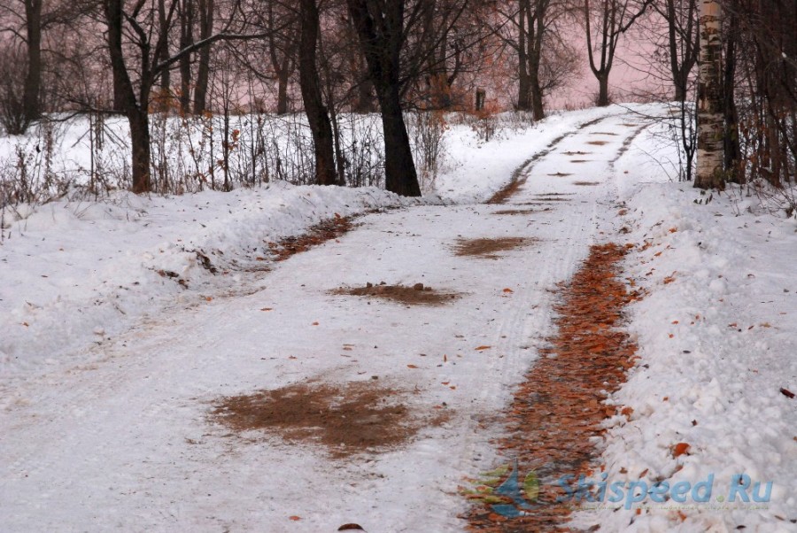 Лыжная трасса в Березовой роще 2014