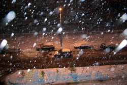 Первый снег в Ярославле 2014, Брагино. Фото