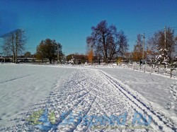 Фото с тренировки на лыжах в Норском 18.10.2014