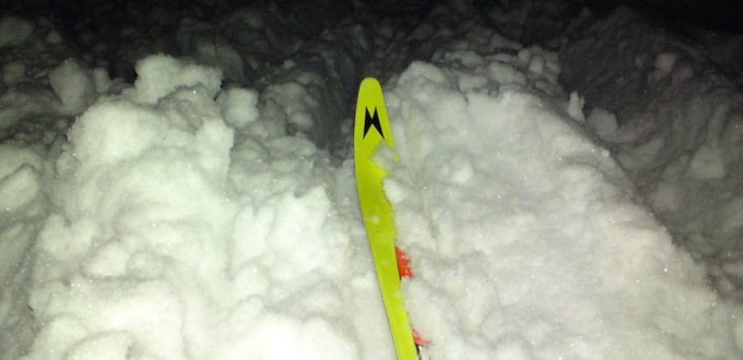 Первая лыжная тренировка 2013 в Норском
