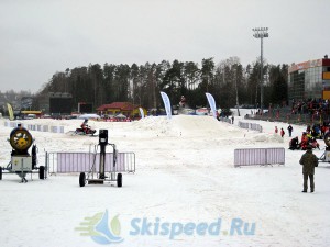 Фото - Лыжная трасса в марте 2015. Дёмино, Рыбинский район