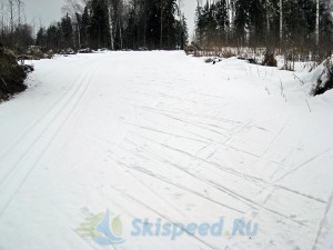 Фото - Лыжная трасса в марте 2015. Дёмино, Рыбинский район