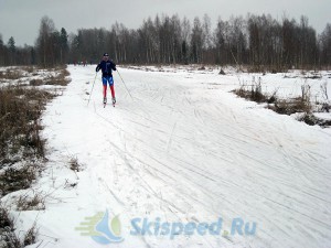 Фото - Лыжная трасса в марте 2015. Дёмино, Рыбинский район