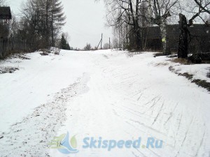 Фото - Лыжная трасса в марте 2015. Дёмино, Рыбинский район