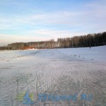 Фото - лыжная трасса в марте 2015. Подолино, Ярославский район