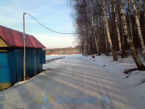 Фото - лыжная трасса в марте 2015. Подолино, Ярославский район