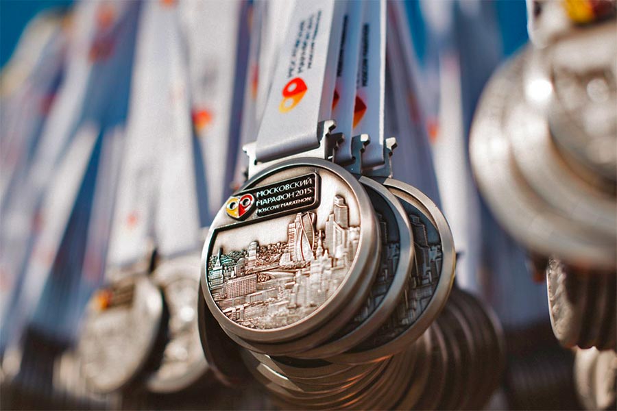 Фото - Медали Московского марафона 2015