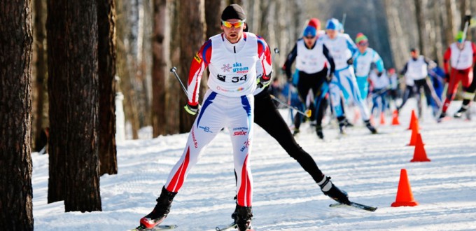 Фото - Тимофеев Д. Лыжный марафон в Москве Vestabank SkiGrom 50k