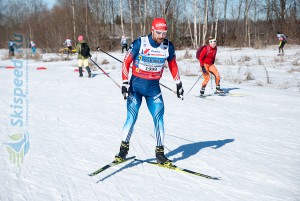 Фото - Алексей Петухов на Дёминском лыжном марафоне 2016