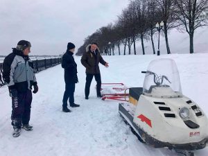 Фото - Лыжная трасса на Волжской набережной Ярославля