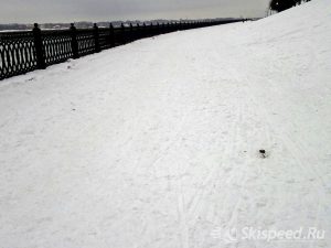 Фото - Лыжная трасса на Волжской набережной Ярославля