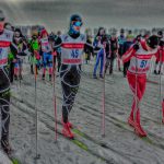 ЛЫжники на старте лыжной гонки в м. Марфино, Вичугский р-н, Ивановская область