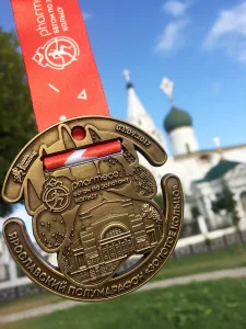 Медаль Ярославского полумарафона 2017