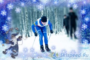 Фото лыжника - Новогодние лыжные гонки