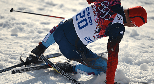 Фото лыжника - Допинговый скандал. Россию отстранили от Олимпийских игр в Пхенчхане 2018
