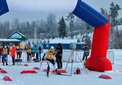 Фото лыжницы - Лыжные гонки в Демино, Рыбинск