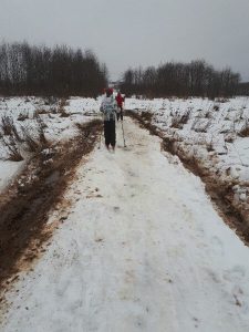 Фото мест для тренировок - Вандалы на лыжной трассе в Тутаеве