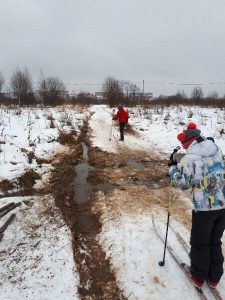 Фото мест для тренировок - Вандалы на лыжной трассе в Тутаеве