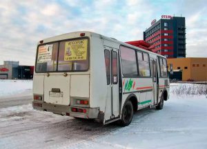 Фото автотехники - Автобус Рыбинска в Дёмино на Деминский лыжный марафон 2018