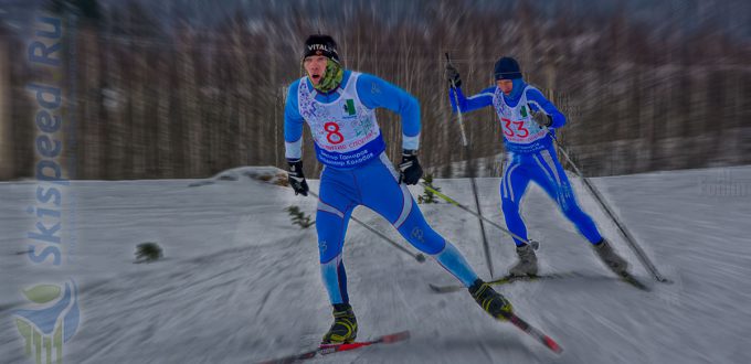 Фото лыжников спортсменов - Лыжные гонки - Дмитриановские холмы