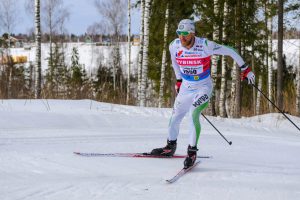 Фото лыжника - Евгений Дементьев на Деминском лыжном марафоне 2018