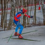 Фото лыжника - Спринт в гору. Лыжные гонки