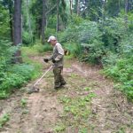 Подготовка трассы к триатлону. Лесная сказка (Переславль) - Этап Кубка России по триатлону-кросс 2018
