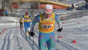 Фото лыжника - В Демино проходит чемпионат ЦФО 2019 по лыжным гонкам